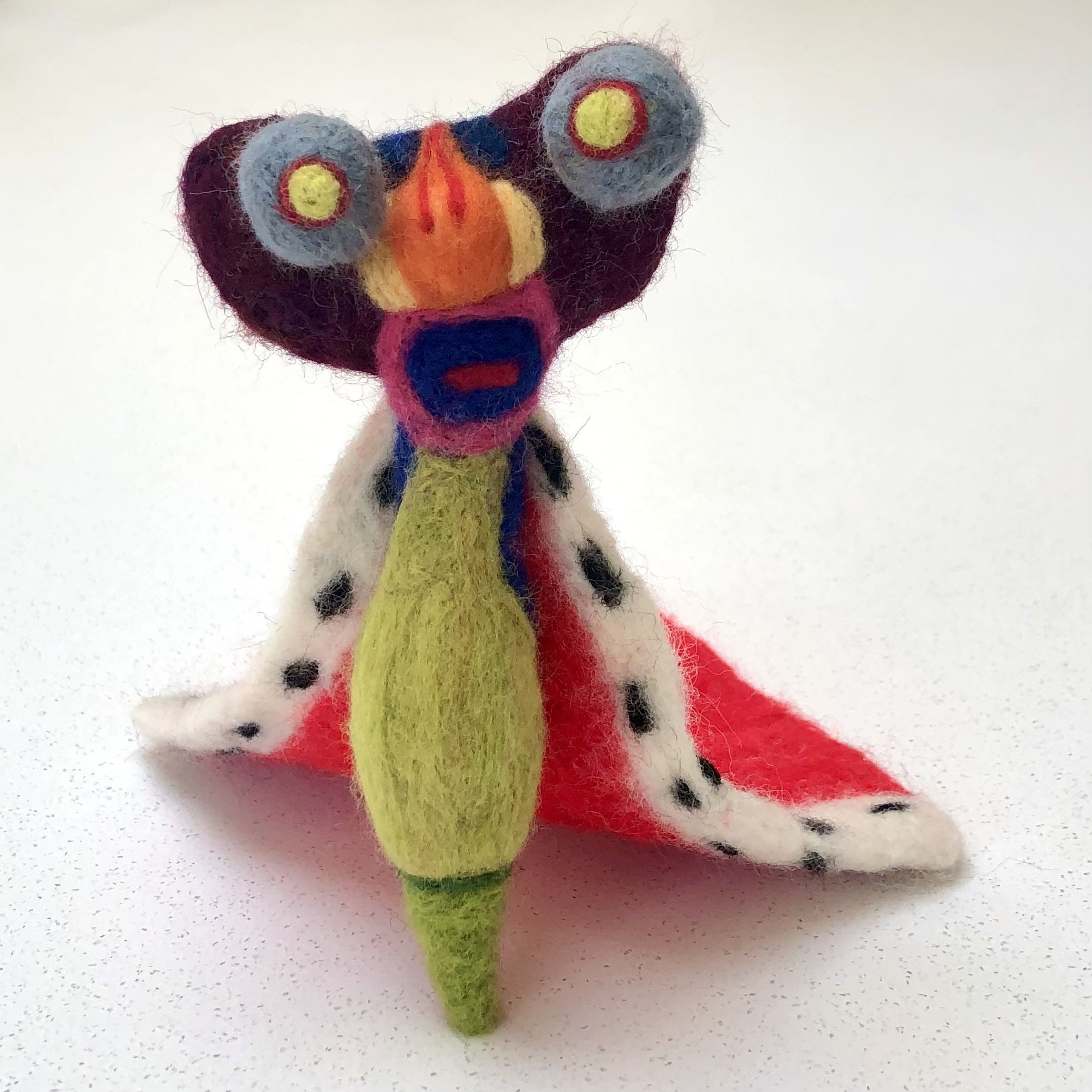 They/Them (2022) felted wool 6.5"
x 6.5" x 10" $300
