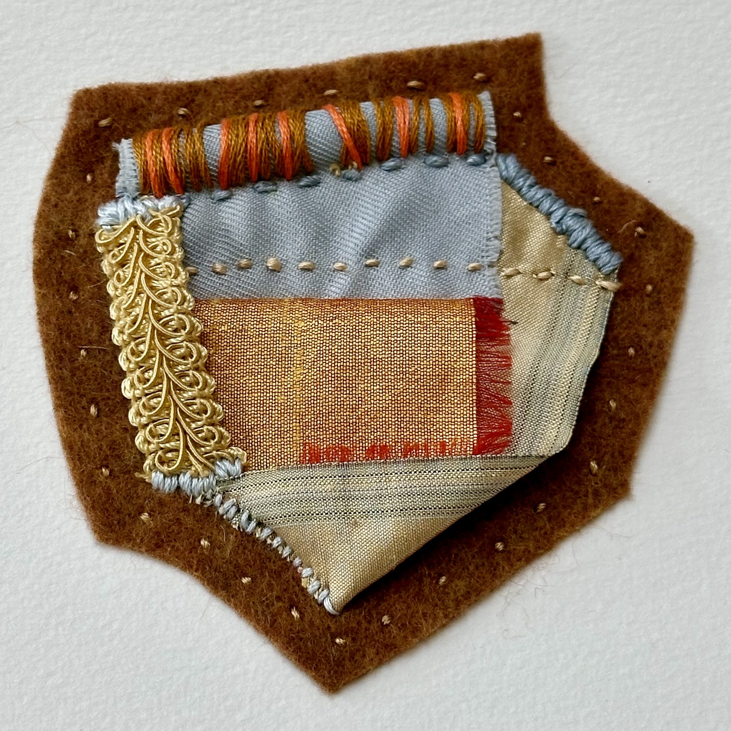 Leah (2024) embroidery thread and trim on fabric and felt 0" x 0" not available