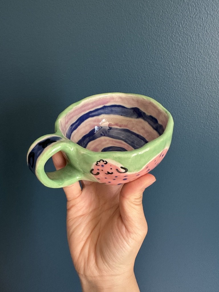 painted mug