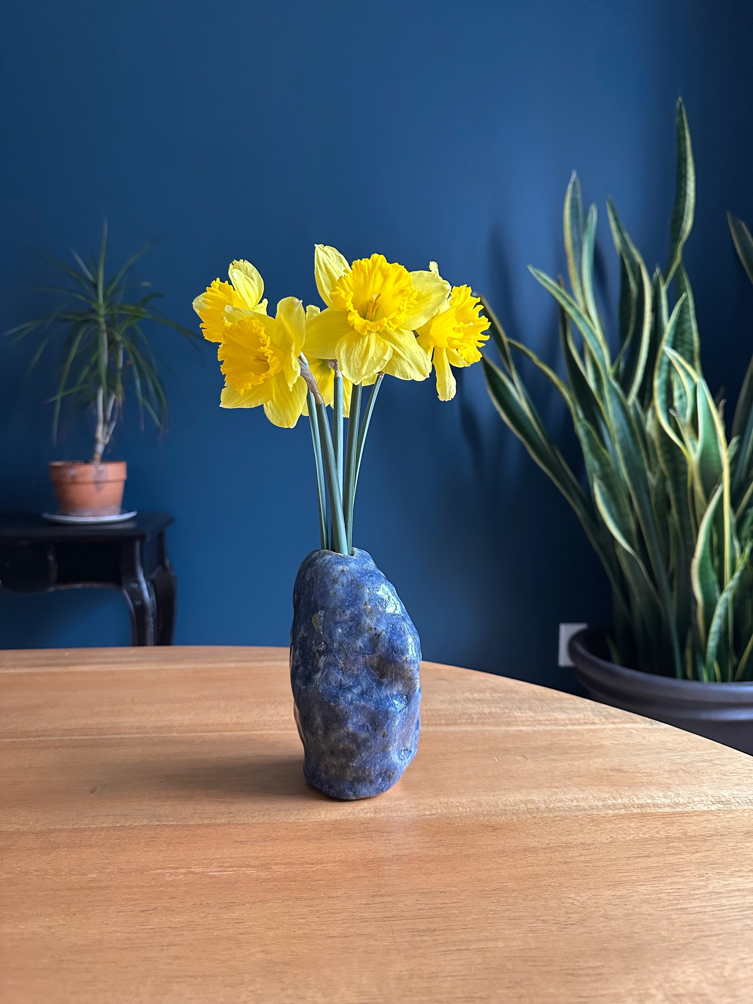 tall rock vase
