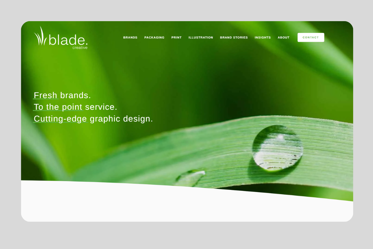 Branded hero banner 