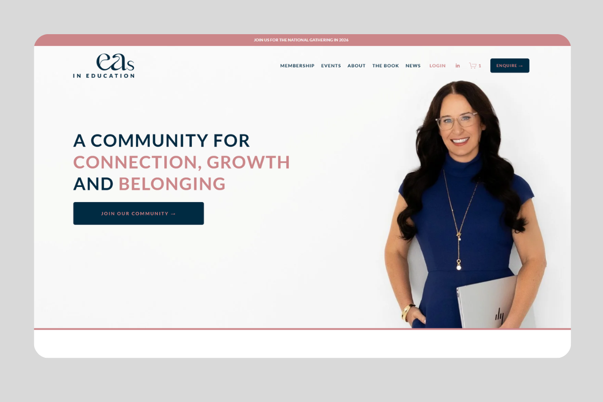 Personal Brand Hero photo with White space 