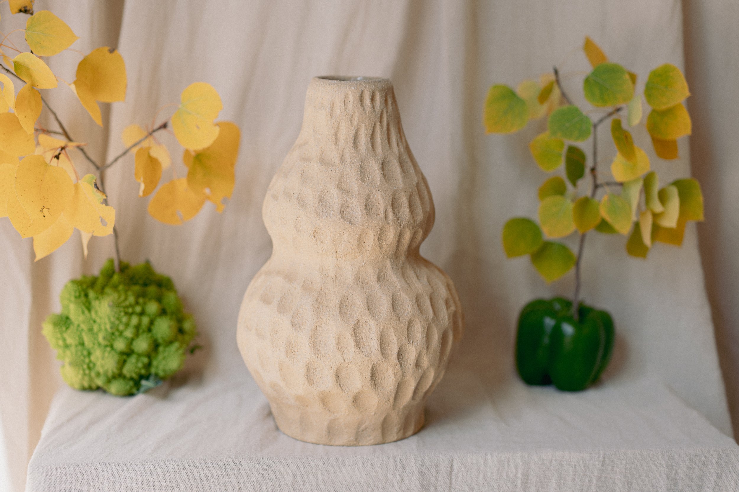 stoneware, 15x5 in