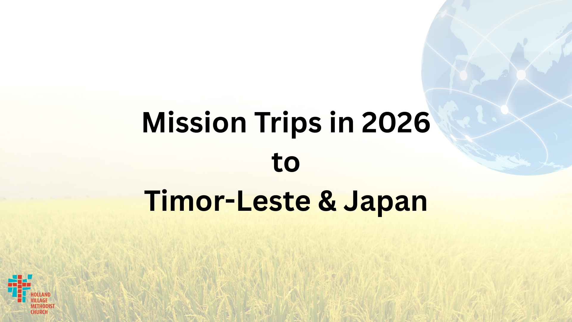 Mission Trips in 2026