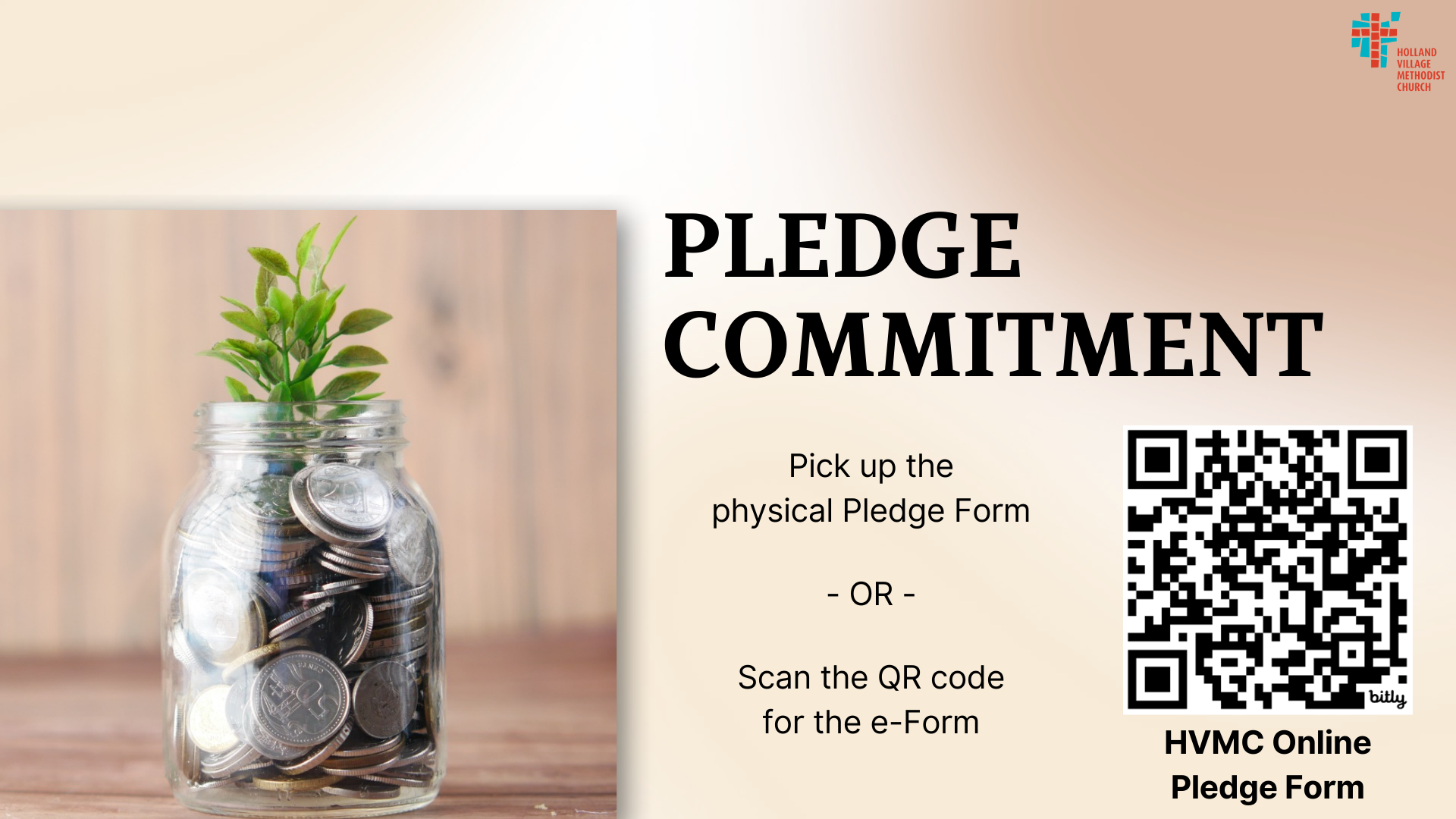 Pledge Commitment — Holland Village Methodist Church