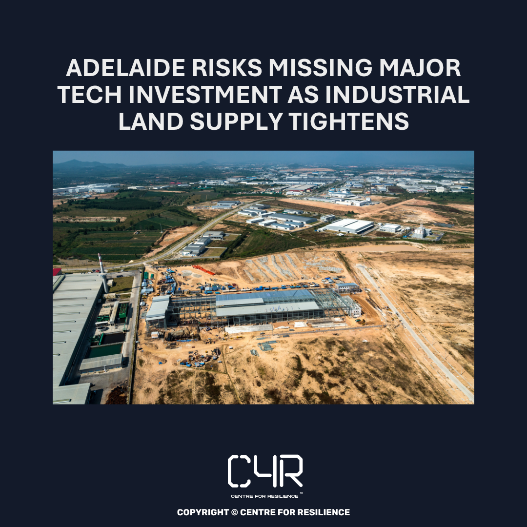 Adelaide risks missing major tech investment as industrial land supply tightens