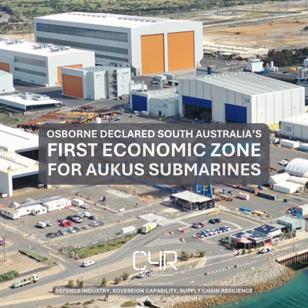Osborne declared South Australia’s first Economic Zone for AUKUS submarines
