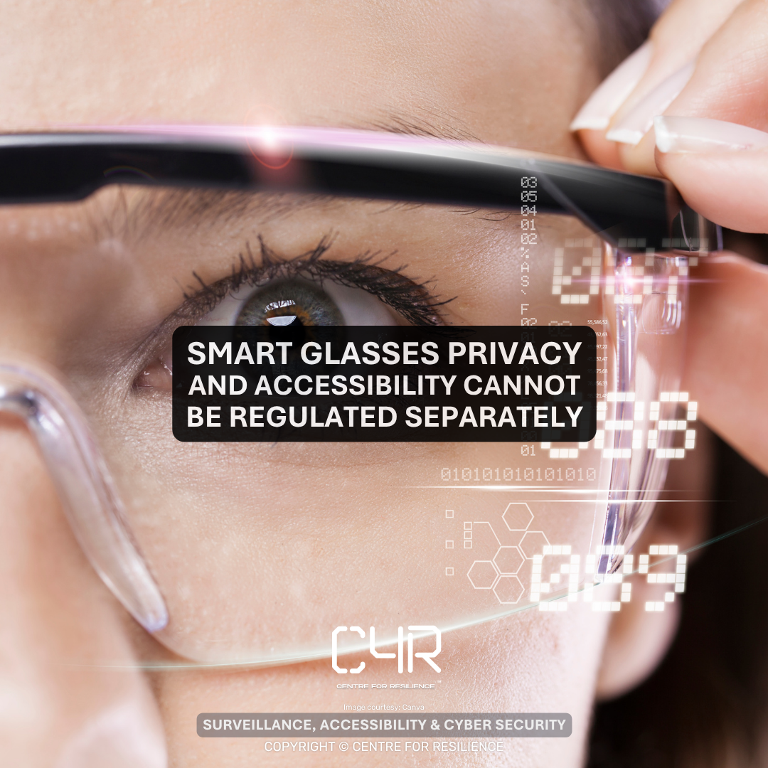 Smart Glasses Show Why Accessibility and Privacy Cannot Be Regulated Separately