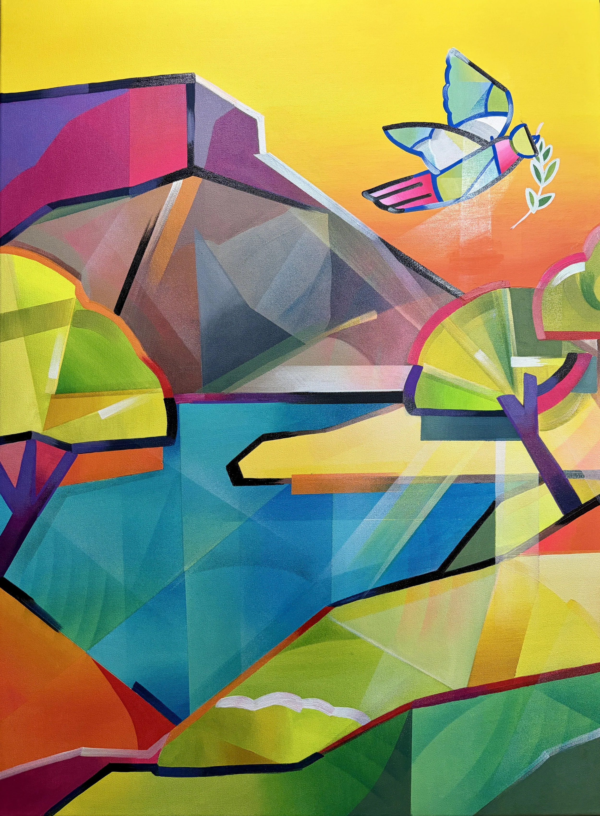 "Un air de Paix"
60x80 cm