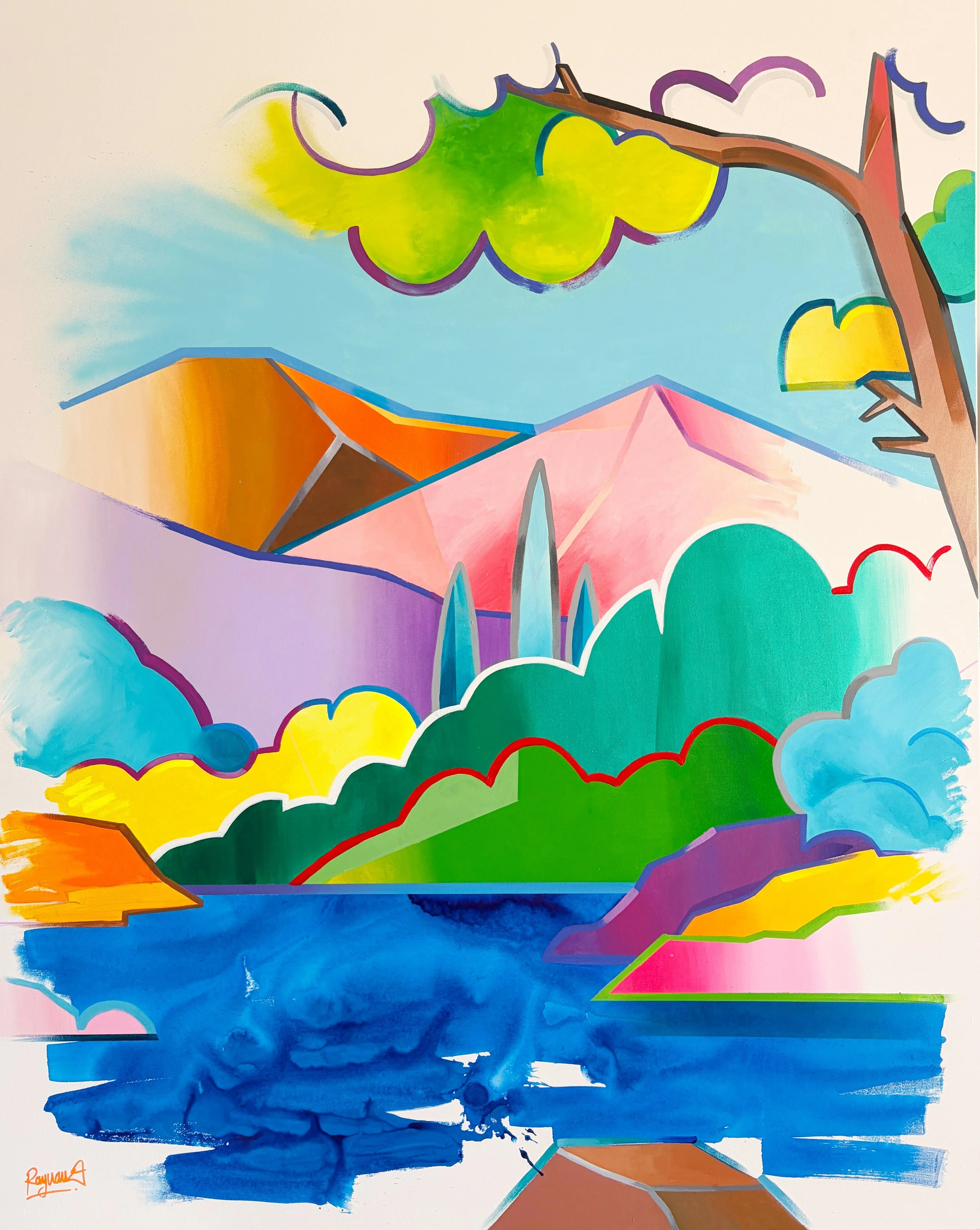 "To good to be real" 120x150 cm