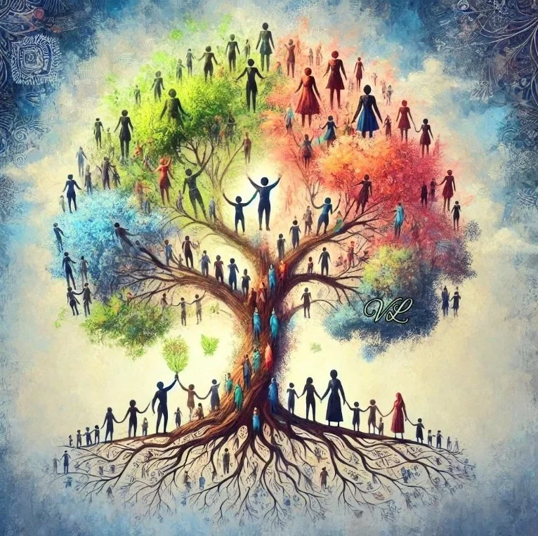 Journée de constellations familiales en groupe.