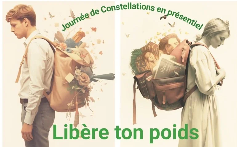 Journée de constellations familiales en groupe. 