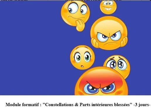 MODULE FORMATIF DE 3 JOURS, 'Parts intérieures blessées" , réservé aux personnes formées en constellations