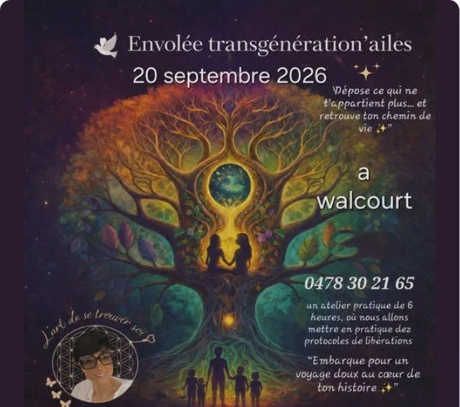 Invitation au voyage transgénération'Ailes, constellations en groupe et psychogénéalogie