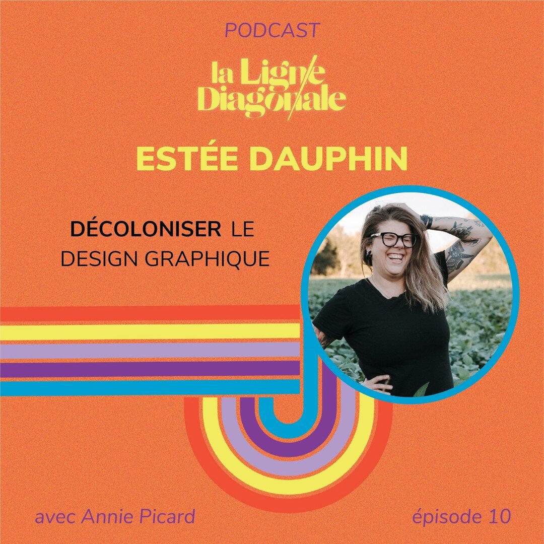 Je peux enfin te le partager, j'ai eu la tr&egrave;s grande chance de participer au podcast de @_slasheuse.co ! 

Un beau d&eacute;fi, cette conversation. Nous te jasons de &laquo; D&eacute;coloniser le design graphique &raquo;. La d&eacute;colonisat