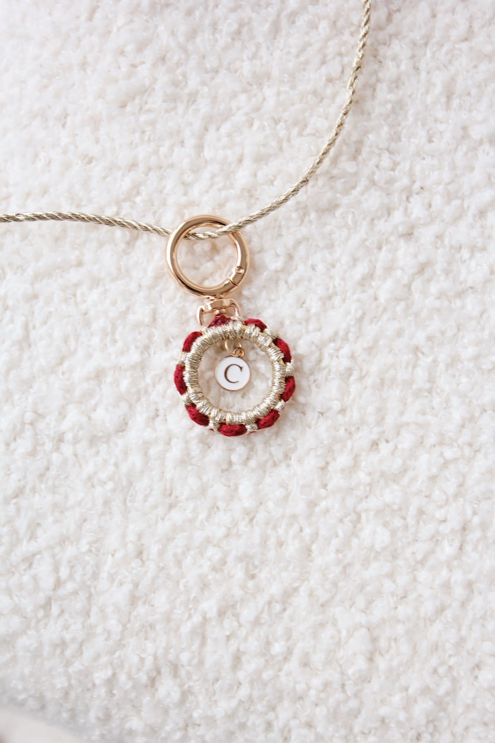 Ruby Initial Letter Tag - Seasonal Special Edition