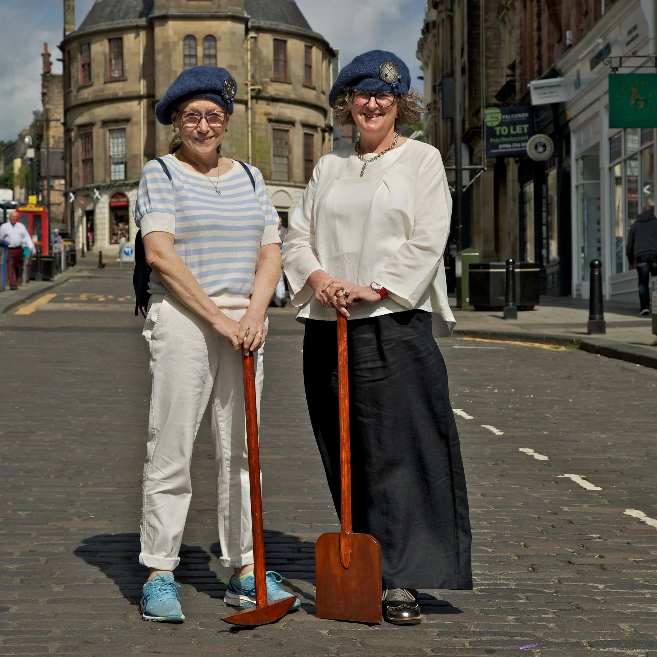 Val Bold & Janie Meikle Bland, first two ever female Birlawmen - Tom Astbury