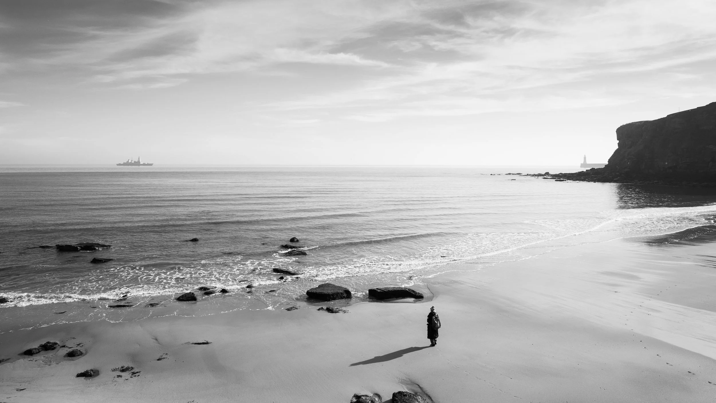 “Dawn Watcher, St George’s Bay, Tynemouth” - Richard Simpson