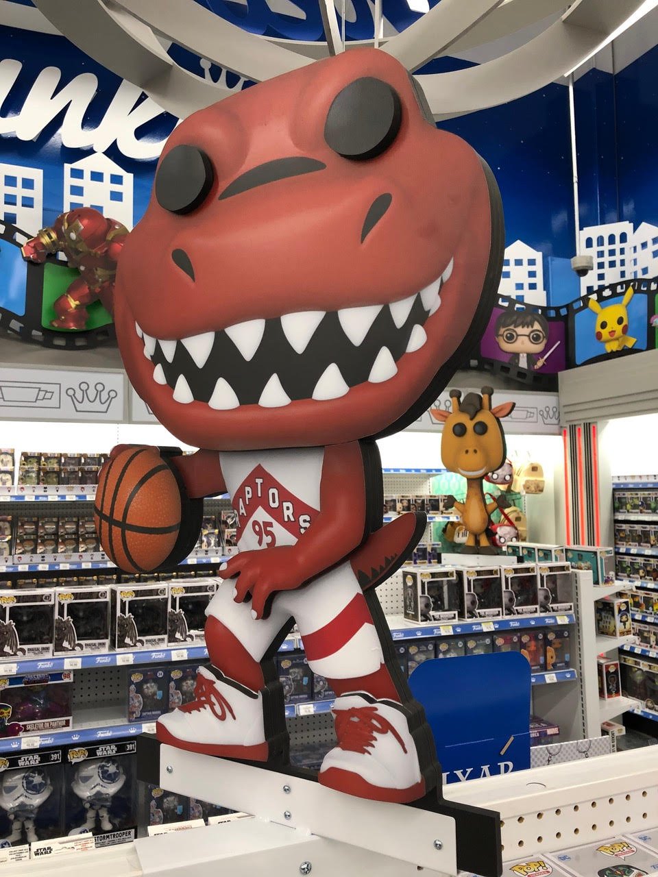 Funko at Toys R Us - Raptors Standee