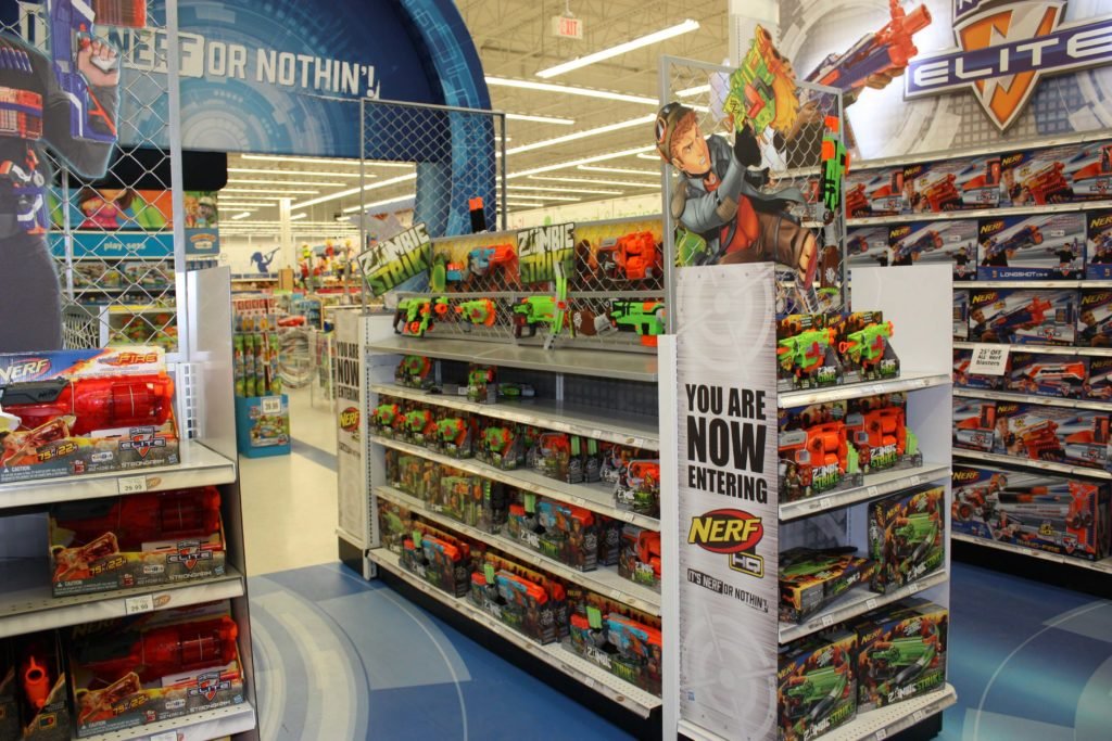 Nerf HQ Display in Toys R Us - View 4