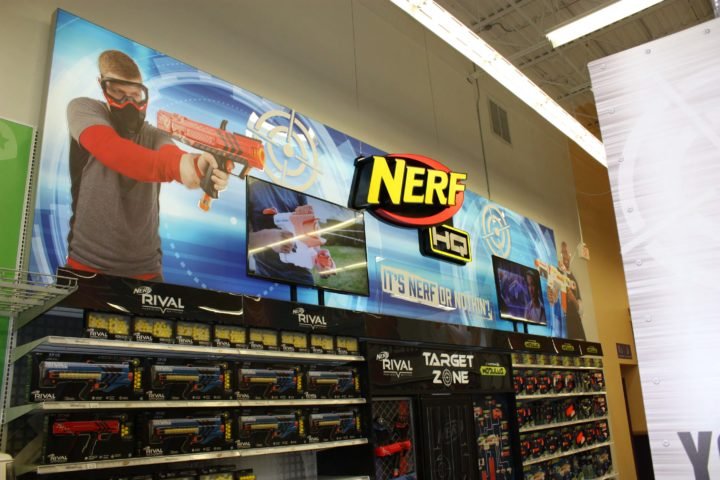 Nerf HQ Display in Toys R Us - View 5