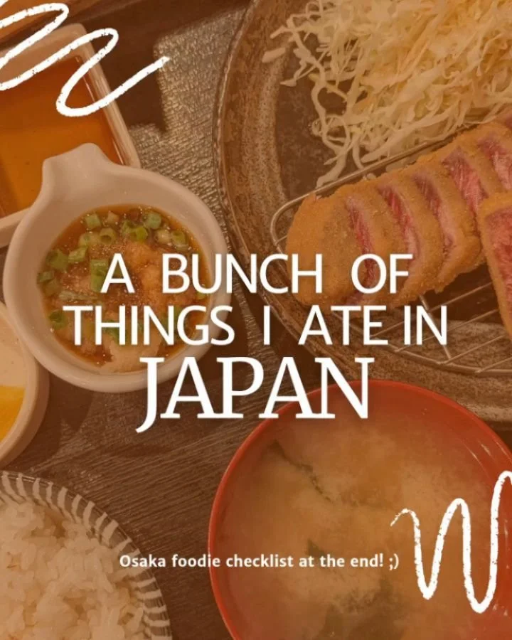 Next time I go to Japan, I'm planning nothing and revolving the trip around food and food only 🤤 

I'm only half joking 😏

Japan is truly a foodies paradise. There is so much pride in cooking and the quality of ingredients are phenomenal!

Save thi