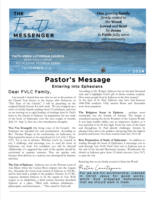 Media Faith "Viera" Lutheran Church — Faith Viera Lutheran Church