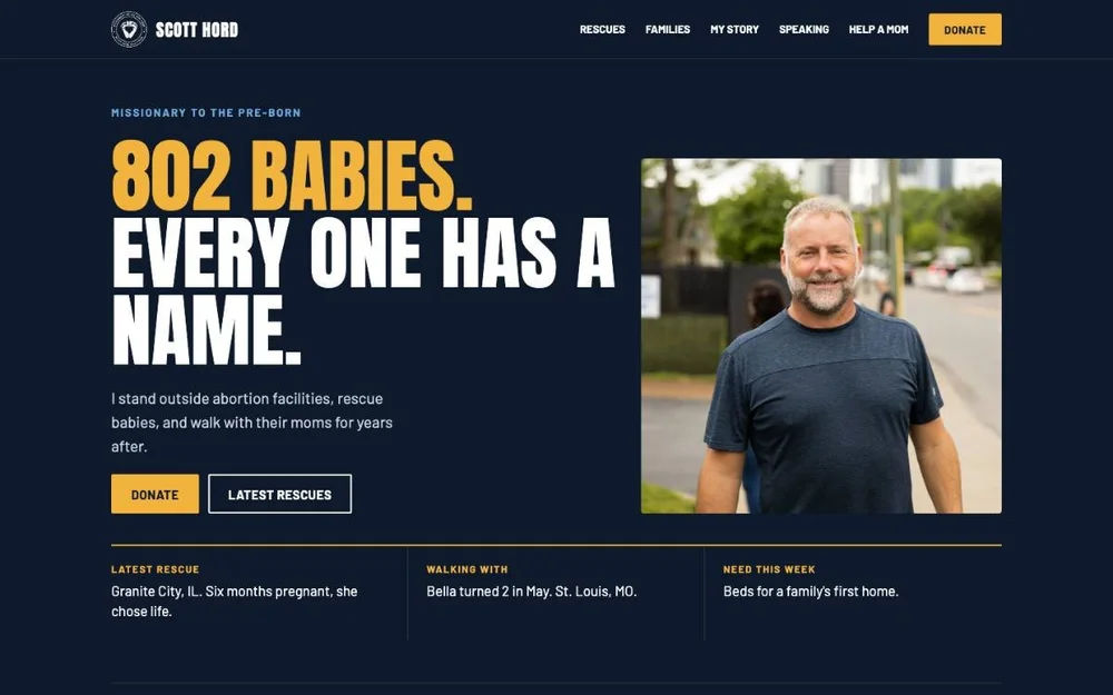 Scott Hord Ministries homepage