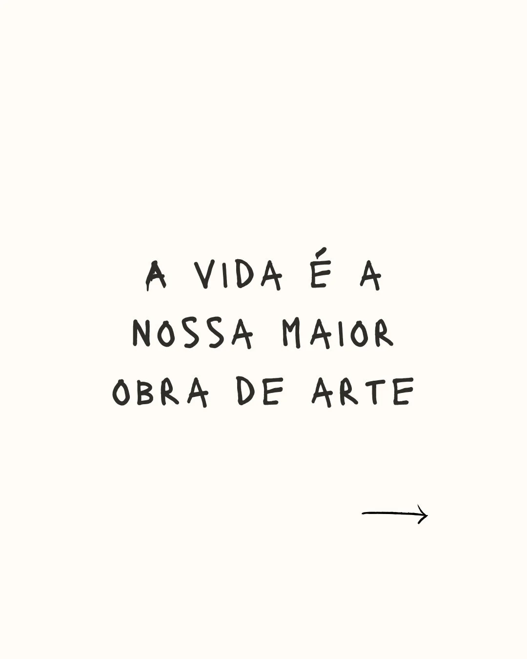 Se a vida &eacute; nossa maior obra de arte, ent&atilde;o o processo importa.

Vivemos em uma cultura que valoriza o resultado r&aacute;pido, o impacto imediato, o produto final.
Mas no Reino, Deus trabalha de forma artesanal.

Ele forma pessoas.
Ele