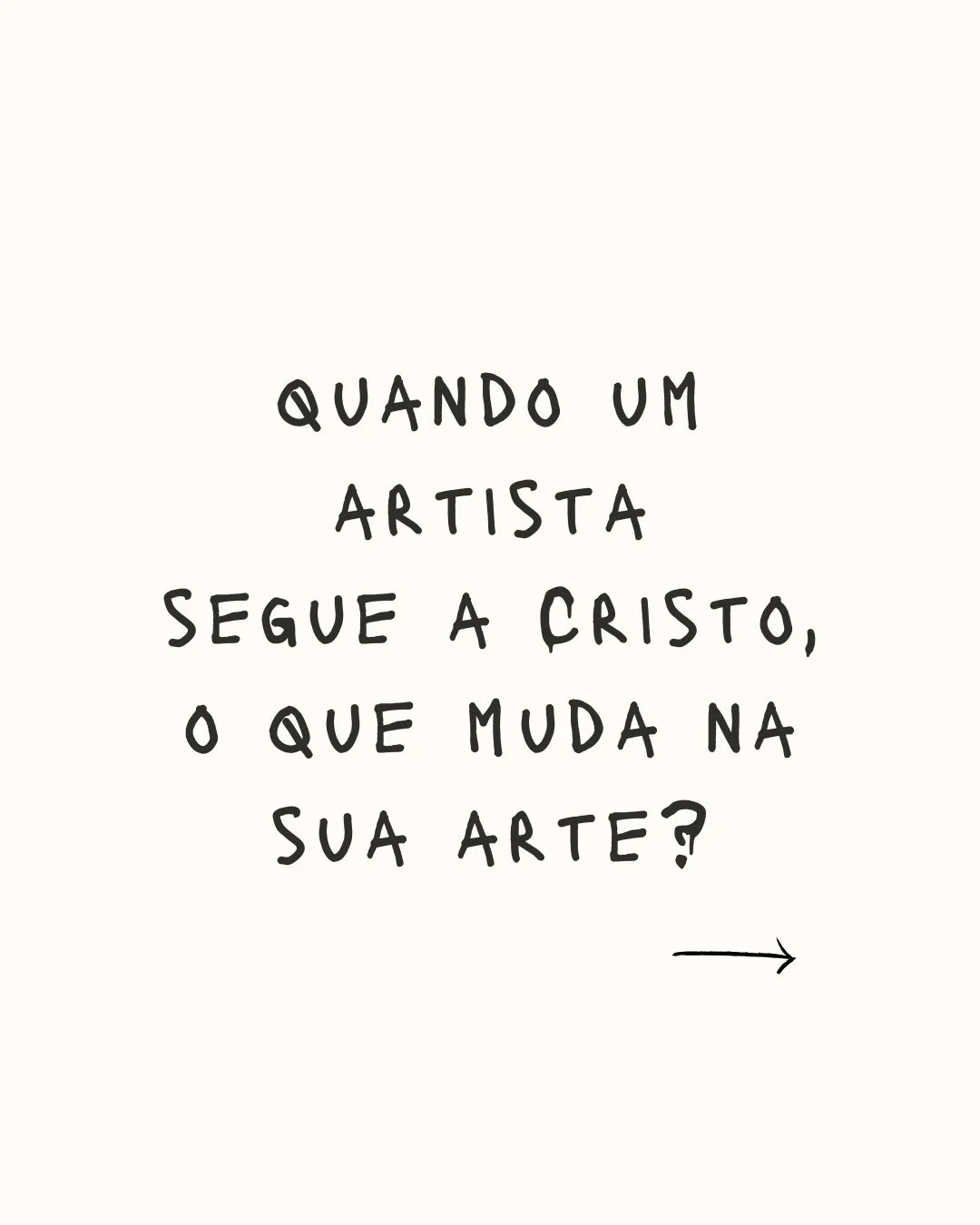 O que acontece quando um artista segue a Cristo
sem abandonar o pr&oacute;prio chamado criativo?

Ao longo da hist&oacute;ria, pensadores como Francis Schaeffer e Hans Rookmaaker lembraram algo importante: a f&eacute; crist&atilde; n&atilde;o reduz a