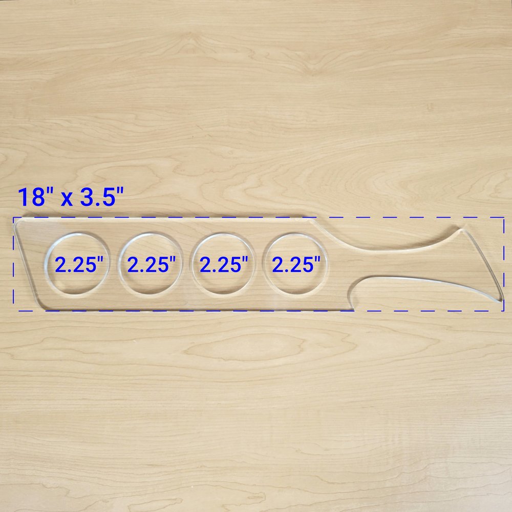 Modern Beer Flight Template — Wood Grain Junkie