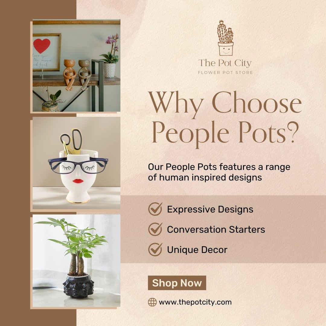 Looking for something unique? Our People Pots feature expressive, human-inspired designs that make great conversation starters! 🪴

Follow @thepotcity to stay updated on new releases.

#thepotcity #flowerpots #cutepots #smallbusiness #indoorpots #pla