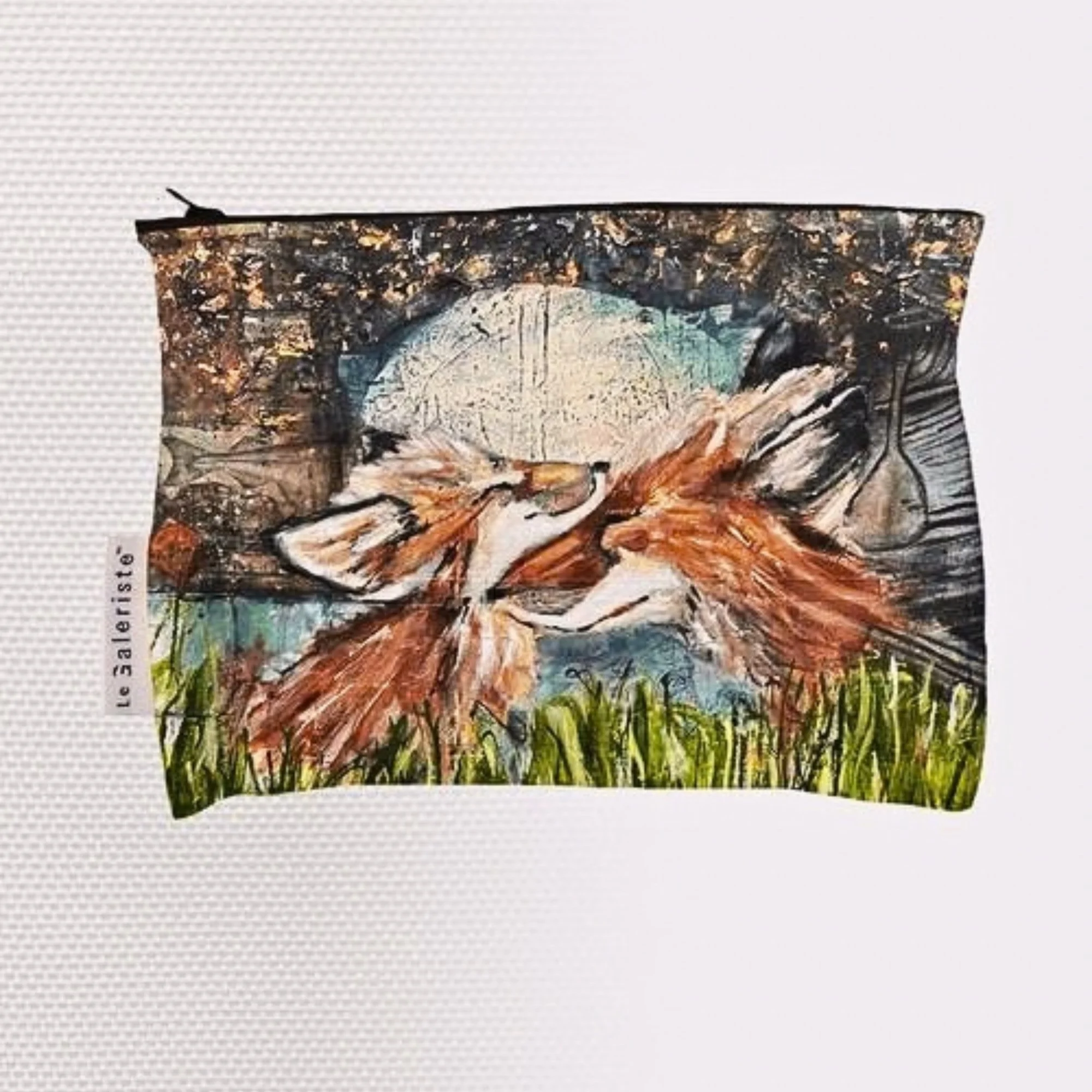 Full Moon Foxes Pouch - Small