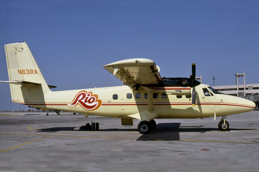 N63RA   DHC-6-300   Rio Airways
Dallas/Fort Worth, TX   Date/Photographer Unknown