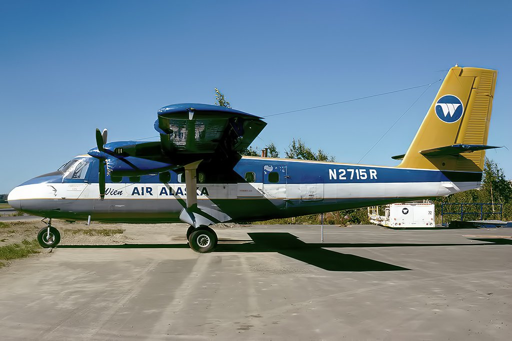 N2715R  DHC-6-100 Wien Air Alaska
Anchorage, AK  Sep-1977  J.B Hayes Photo ©