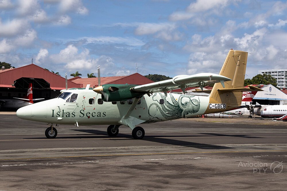 C-GBEB   DHC-6-300   Islas Secas Resort
Panama City  Nov-2020  Aviacion PTY Photo ©