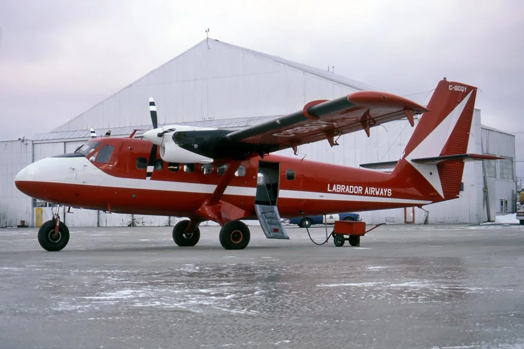 C-GDQY  DHC-6-100 Labrador Airways
Goose Bay, NL  Dec-1981  Photographer Unknown