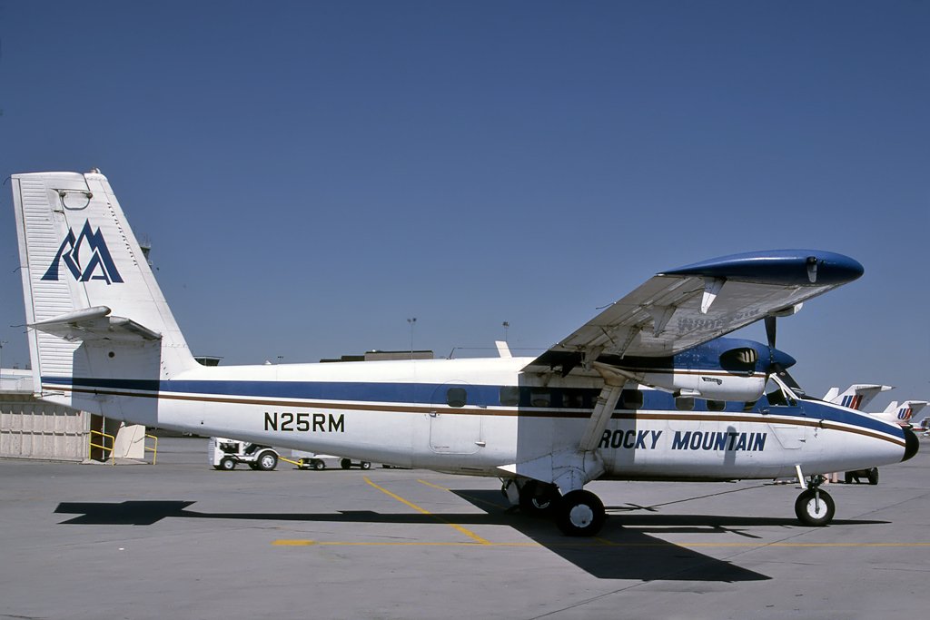 N25RM   DHC-6-300   Rocky Mountain Airways
Denver-Stapleton, CO  Date/Photographer Unknown