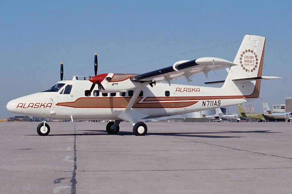 N711AS  DHC-6-200  Alaska Airlines
Downsview, ON May-1969  Sheldon D. Benner Photo ©