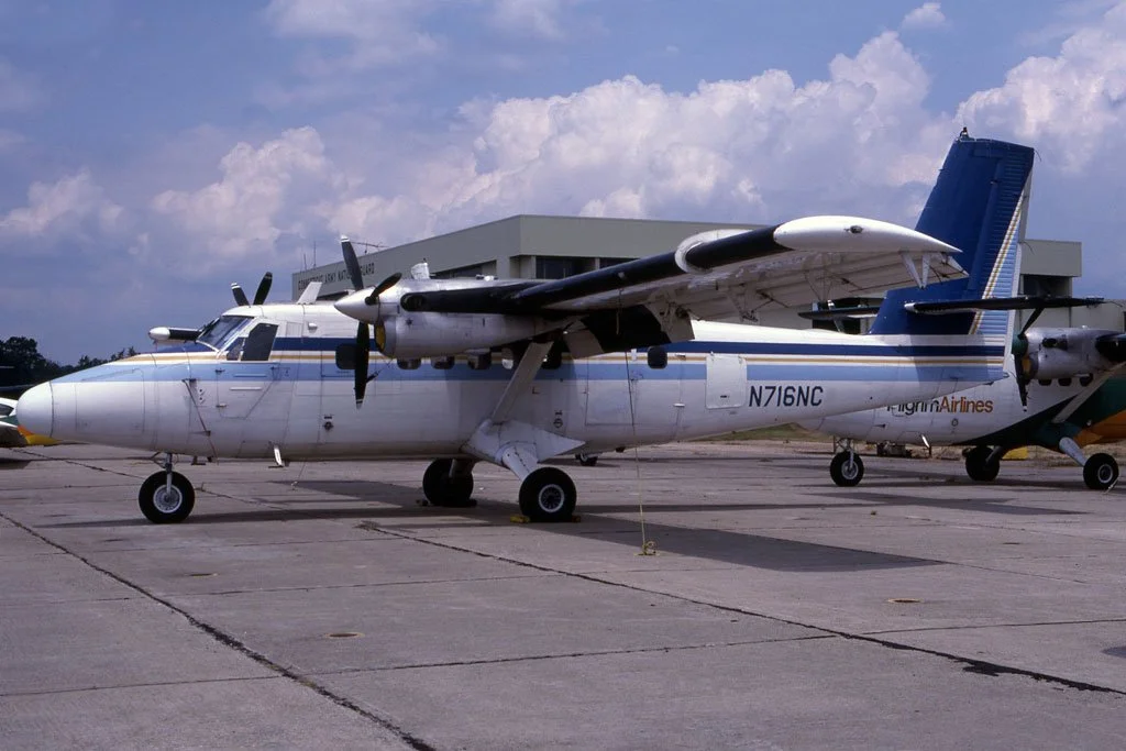 N716NC  DHC-6-100 Business Express Airlines
Groton, CT  Jun-1986  Photographer Unknown