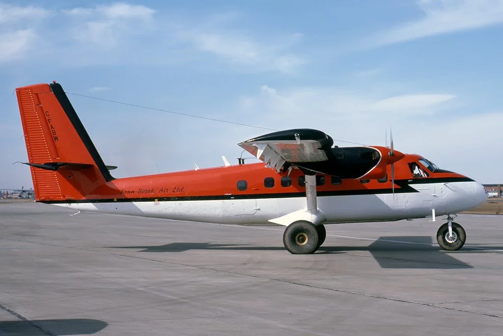 C-FABW   DHC-6-300   Kenn Borek Air
Edmonton, AB  Apr-1977  John Kimberley Photo ©