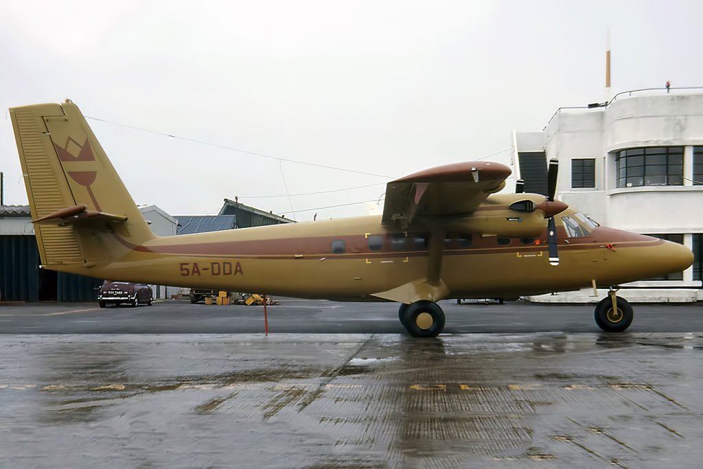 5A-DDA    DHC-6-300   Libyan Ministry of Agriculture
Shoreham   Feb-1980   Steve Fowler Photo ©