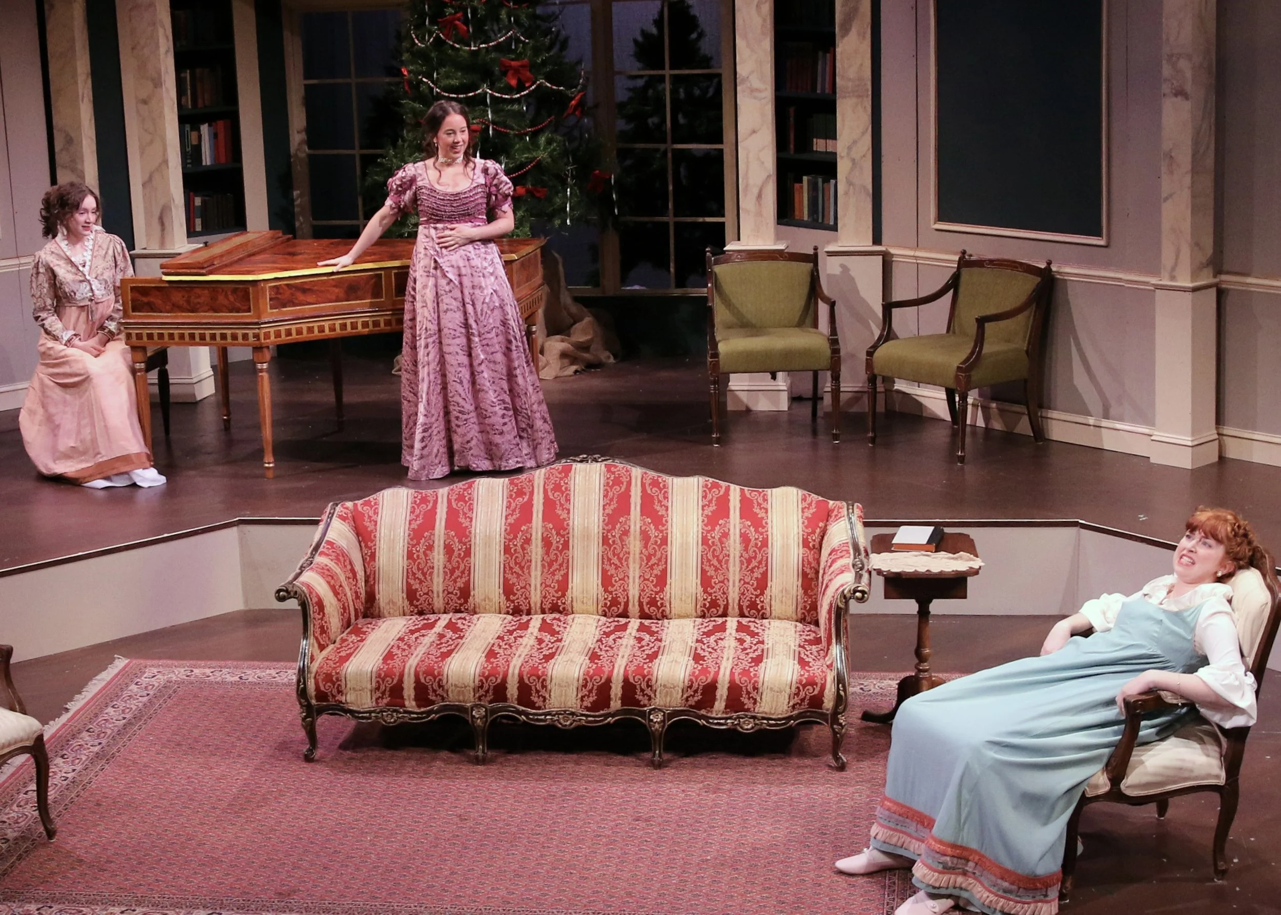 Georgiana and Kitty: Christmas at Pemberley - Buffalo Theatre Ensemble | Dir. Connie Canday Howard | Photos by Rex Howard | 2025