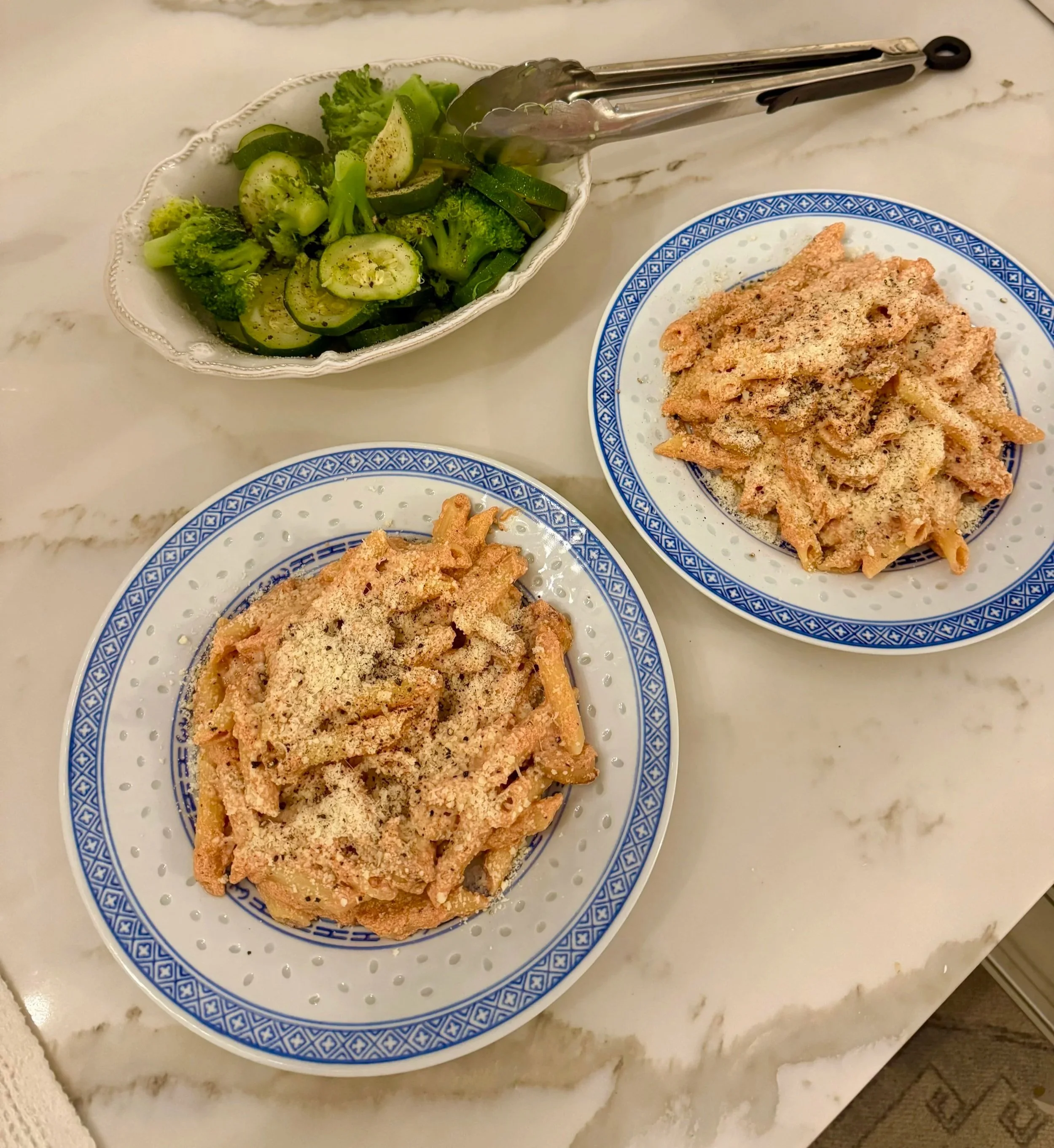 High-Protein Creamy Marinara Pasta
