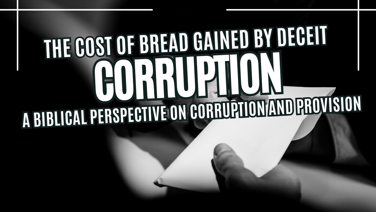 O Custo do Pão Obtido por Meio do Engano: Uma Perspectiva Bíblica sobre Corrupção e Provisão