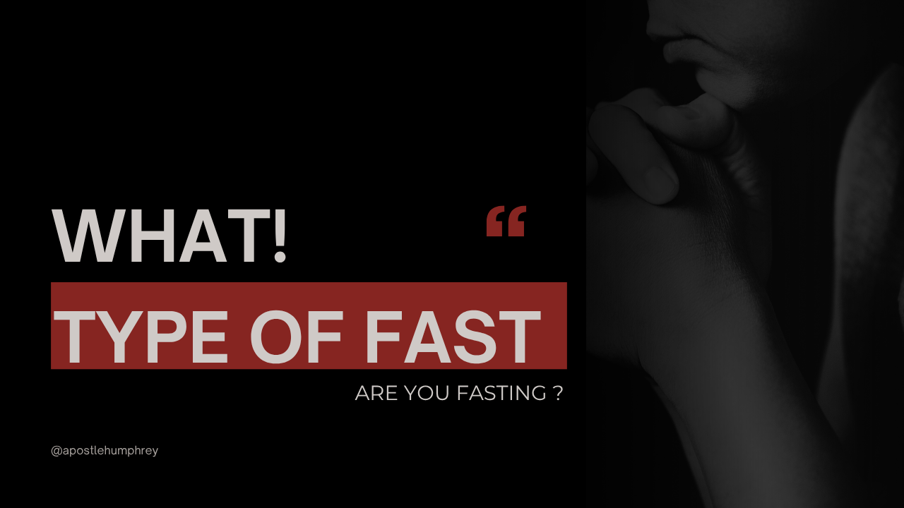 What Type of Fast Are You Fasting? A Call to Pray for the Nations