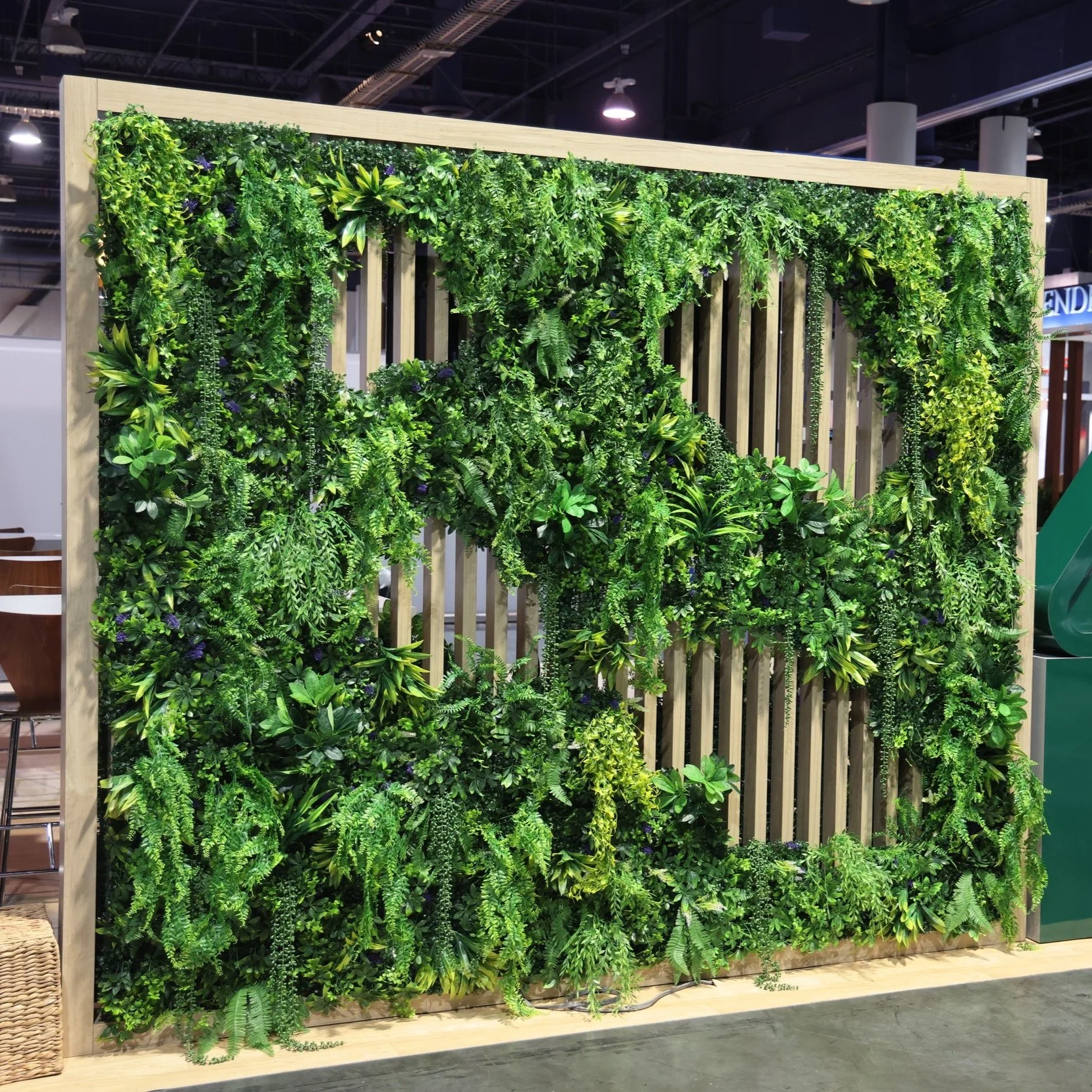 Greenery Wall Trade Show Booth Installation Brand Activation