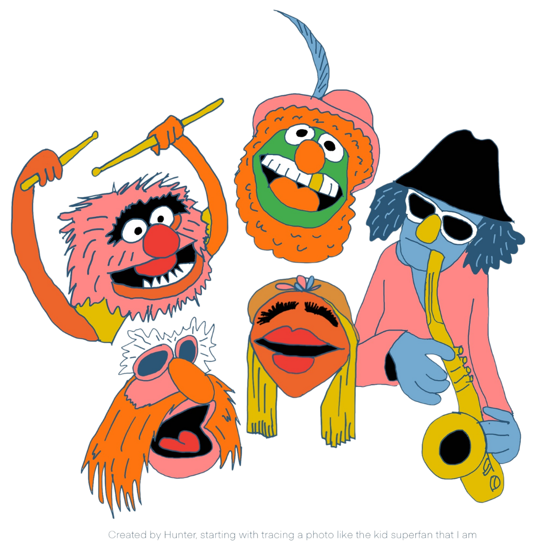 Electric Mayhem Harmony The Muppet Band As Team Goals — Hunter Gatewood