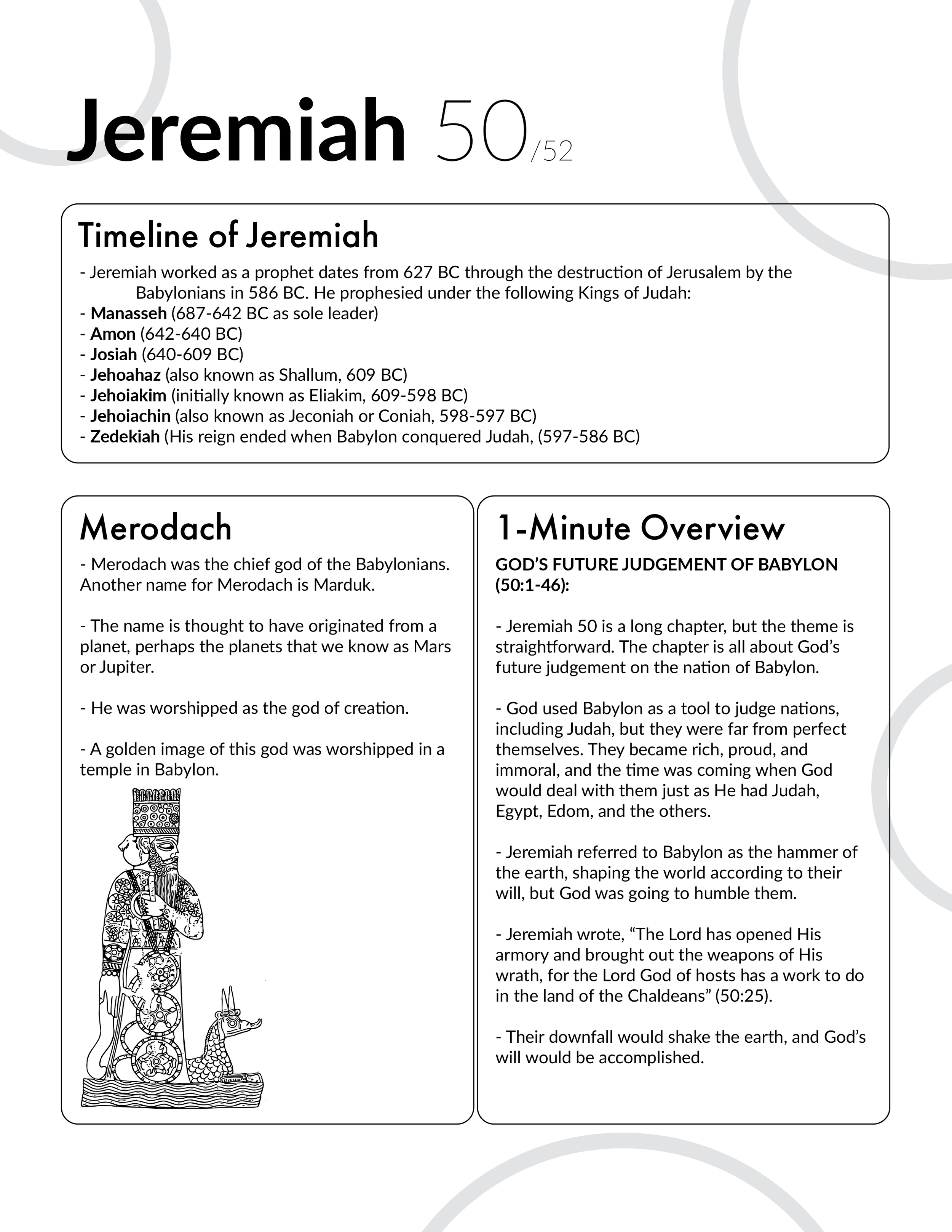 Jeremiah 50 - Bible Study, Explanation, and Application