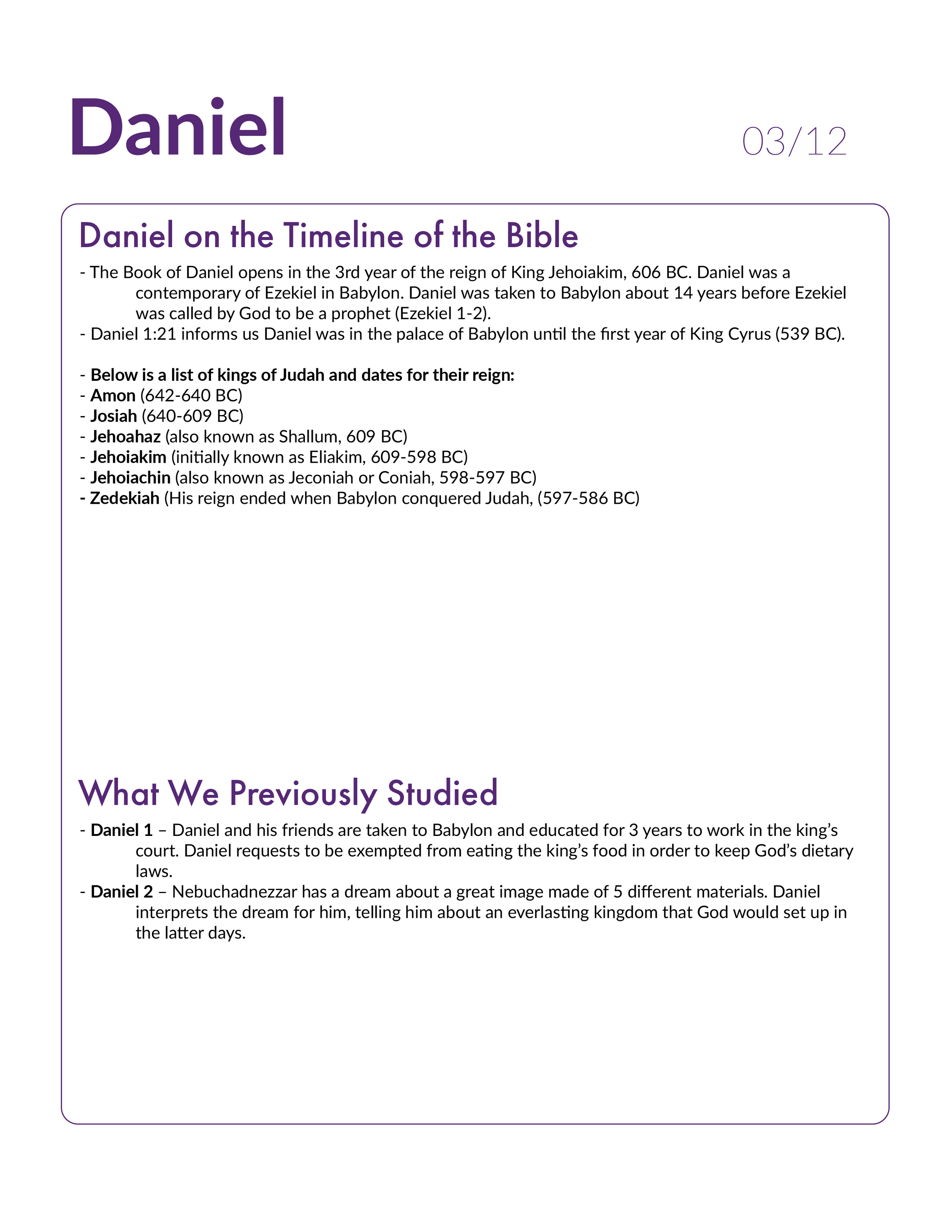 Daniel 3 - Bible Study, Explanation, and Application
